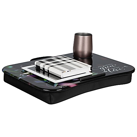 LapGear Lap Desk With Cup Holder, 14.8"H x 18.5"W x 2.8"W, All Love