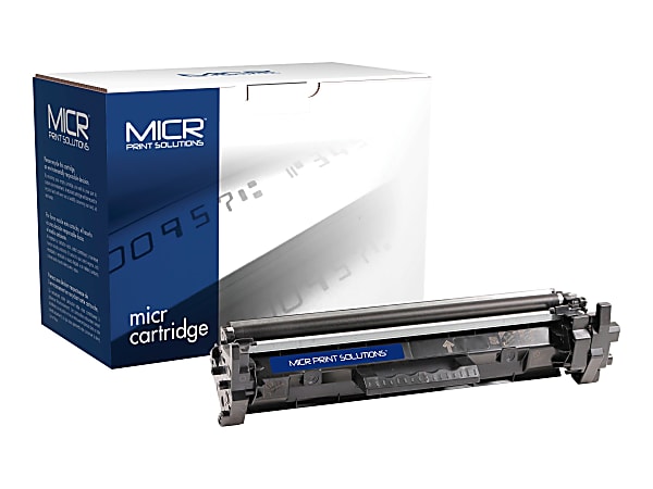 MICR Print Solutions Remanufactured Black MICR Toner Cartridge Replacement For HP 17A, MCR17AM
