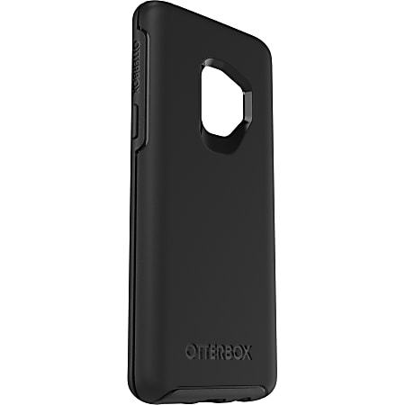 OtterBox Symmetry Series Case for Galaxy S9 - For Smartphone - Textured - Black - Matte, Glossy - Polycarbonate, Synthetic Rubber