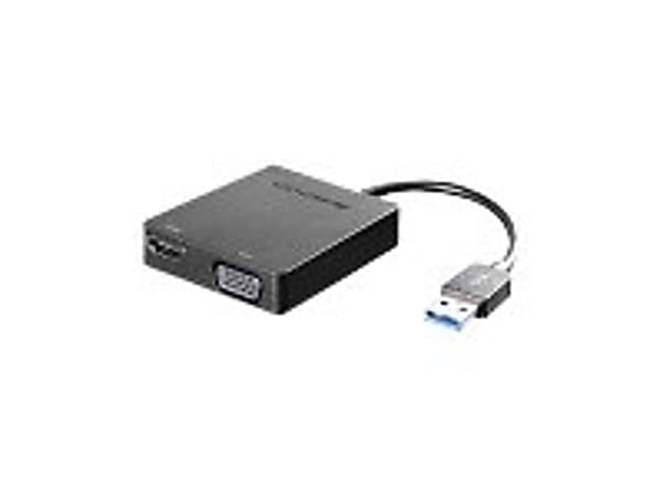 Lenovo Universal USB 3.0 to VGA/HDMI Adapter - External video adapter - USB 3.0 - HDMI, VGA