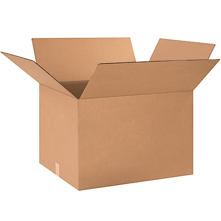 Partners Brand Corrugated Boxes, 12"H x 30"W x 36"D, 15% Recycled, Kraft Brown, Bundle Of 15