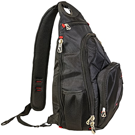 ful Brick House Sling Backpack With 13 Laptop Pocket Black