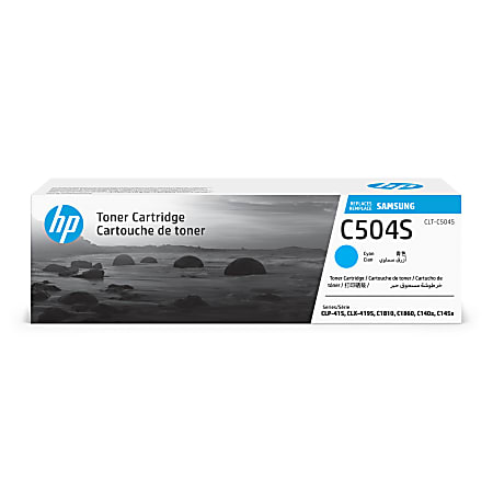 HP C504S Cyan Toner Cartridge for Samsung CLT-C504S, SU029A