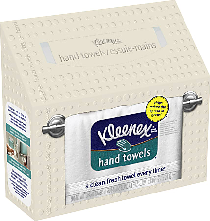 Kleenex® Disposable 1-Ply Hand Towels, 8" x 9-1/8",