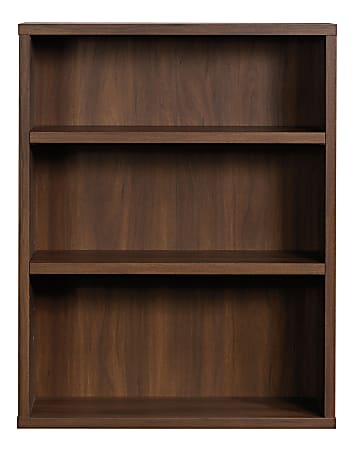 Sauder® Optimum Bookcase, 45"H, 3 Shelves, Spiced Mahogany