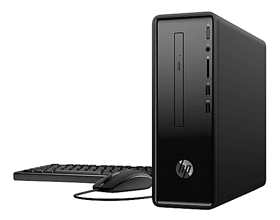 HP Slim 290-a0011 Desktop PC, AMD A6, 4GB Memory, 1TB Hard Drive, Windows® 10 Home