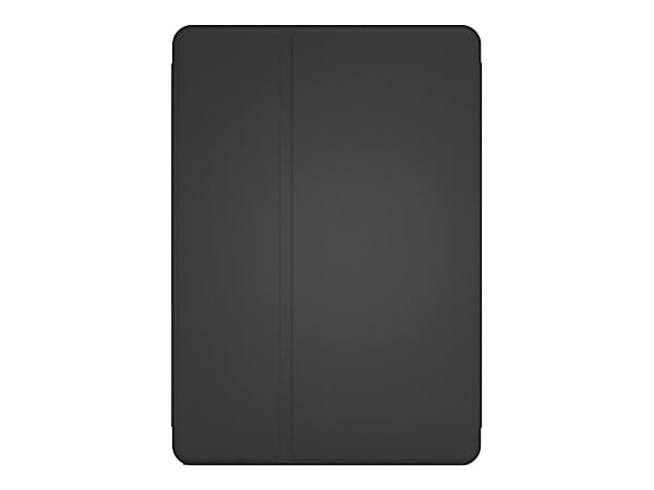 STM Studio - Flip cover for tablet - polyurethane, polycarbonate - crystal clear, black smoke - 10.5" - for Apple 10.2-inch iPad (7th generation); 10.5-inch iPad Air; 10.5-inch iPad Pro
