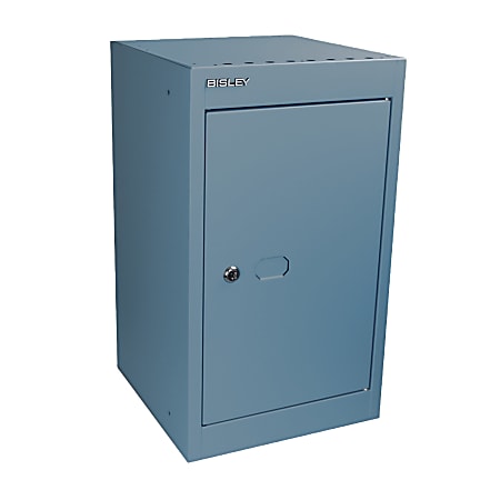Bisley CLK Steel Cube Locker, 20"H x 12"W x 12"D, Blue