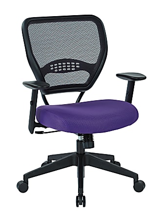Office Star™ Professional Ergonomic Mid-Back AirGrid Managers Chair, Purple