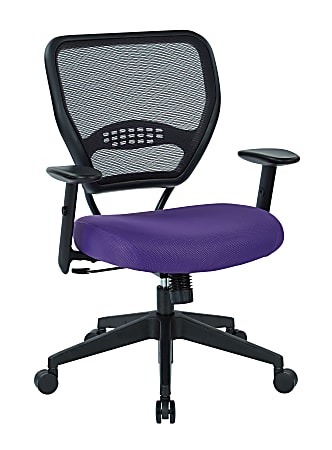 Office Star Professional Ergonomic Mid Back AirGrid Managers Chair Purple Office Depot