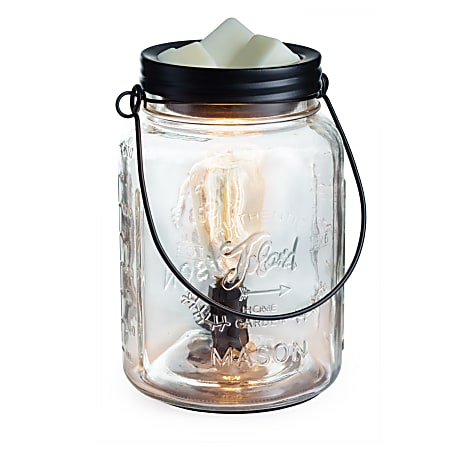Candle Warmers Etc Edison Bulb Illumination Fragrance Warmer, 8-13/16”H x 5-13/16”W