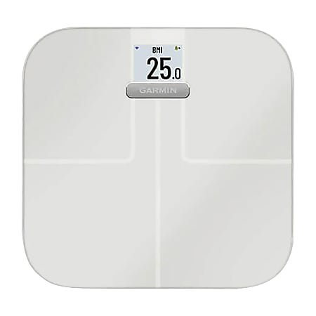 Garmin Index 400 Lb Capacity Smart Glass Bathroom Scale 010 02294 03 12 ...