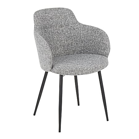 LumiSource Boyne Chair, Black/Gray