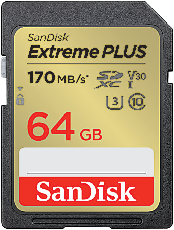 SanDisk Extreme® PLUS SDXC™ UHS-I card, 64GB