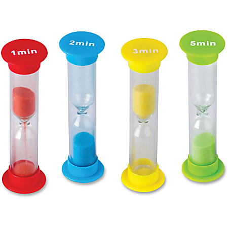 Teacher Created Resources Small Sand Timers Set - Skill Learning: Timing - 4 Pieces - 4 / Pack Teacher Created Resources Small Sand Timers Set - Skill Learning: Timing - 4 Pieces - 4 / Pack
