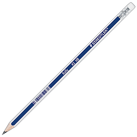Staedtler® Rally Pencils, Blue/White, Pack Of 12
