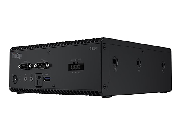 Lenovo ThinkEdge SE50 11RJ - USFF - Core i5 8365UE / 1.6 GHz - RAM 32 GB - SSD 256 GB - UHD Graphics 620 - GigE - WLAN: 802.11a/b/g/n/ac, Bluetooth 4.2 - Win 10 IoT Enterprise - monitor: none - keyboard: US - black - TopSeller