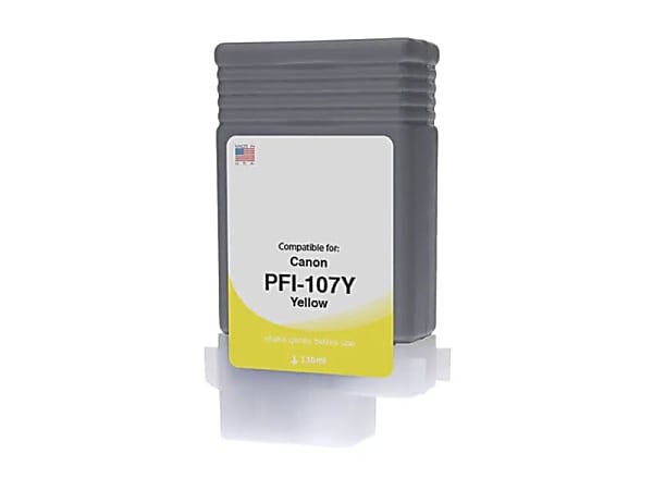 Clover Imaging Group Wide Format - 130 ml - yellow - compatible - box - ink cartridge (alternative for: Canon PFI-107Y) -  - WCPFI107Y