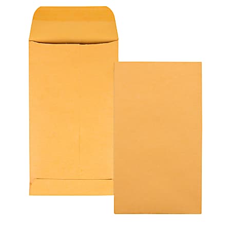 Quality Park 5 Coin Envelopes Brown Kraft Box Of 500 - Office Depot