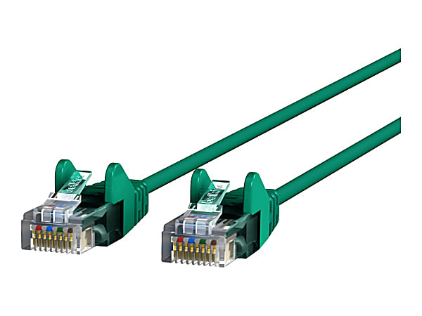 Belkin CAT6 Slim Gigabit Snagless UTP Ethernet Cable - 25 ft Category 6 Network Cable  - CE001B25GRNS