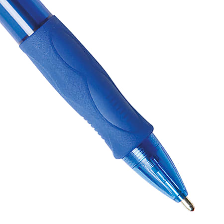 BIC Glide Bold Ballpoint Pens Bold Point 1.6 mm Translucent Barrel Blue Ink  Pack Of 36 - Office Depot