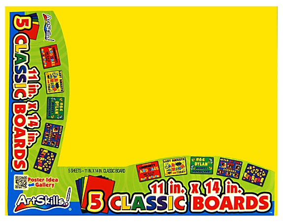 ArtSkills® 60% Recycled Classic Color Boards, 11" x
