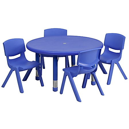 Plastic table and 4 chairs cheap