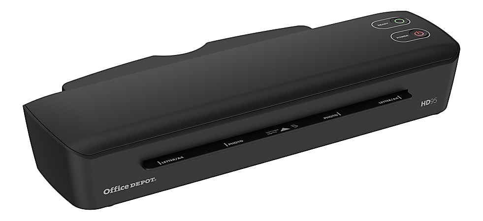 Office Depot Brand HD95 Thermal Laminator 9 12 Width Black