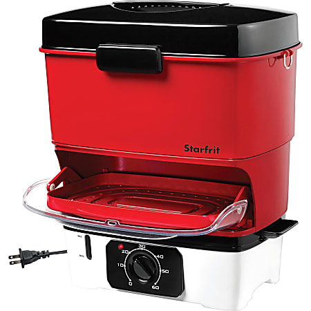 Starfrit Electric Hot Dog Steamer - 800 WHot Dog - Red