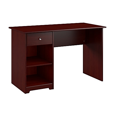 Bush Furniture Cabot 48"W Computer Desk With Storage, Harvest Cherry, Standard Delivery