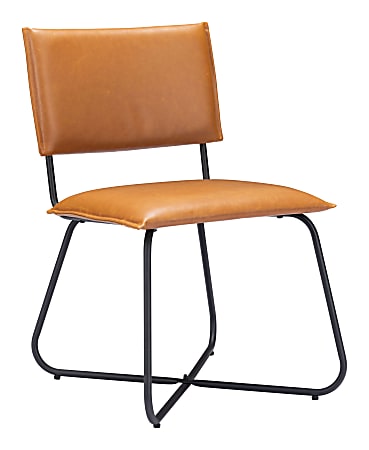 Zuo Modern Grantham Dining Chairs, Brown, Set Of 2 Chairs