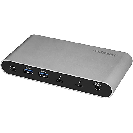 StarTech Thunderbolt 3 USB 3.1 Multi Channel Hub Controller 4 Port 10G5G 1xC 3xA Thunderbolt 3 Hub Thunderbolt 3 to USB Adapter Thunderbolt External 5 USB Ports 2 Thunderbolt Ports 2 USB 3.0 Ports...