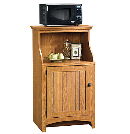 Sauder® Select Collection Engineered Wood Gourmet Stand, 1 Adjustable Shelf And 1 Fixed Shelf, 41 1/2"H x 28 1/4"W x 19"D, Carolina Oak