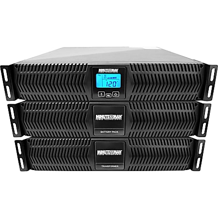 Minuteman Endeavor ED6000RTXL 5556VA Rack/Tower UPS - 6U Rack/Tower - 5.40 Minute Stand-by - 208 V AC Input - ED6000RTXL