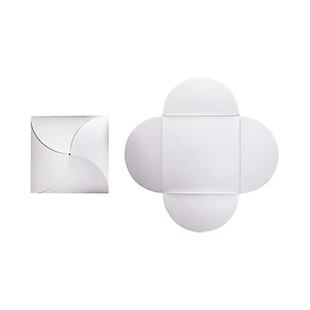 LUX Petal Invitations, 6 1/4" x 6 1/4", Silver Metallic, Pack Of 140