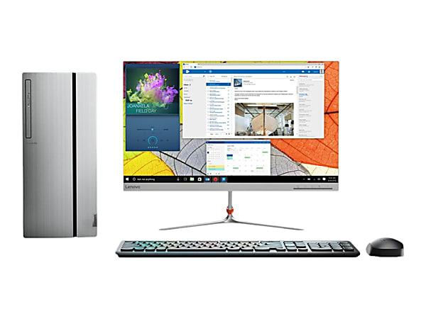 Lenovo® IdeaCentre 720 Desktop PC, AMD Ryzen, Radeon® RX 560, 16GB Memory, 128GB SSD/2TB Hard Drive, Windows® 10