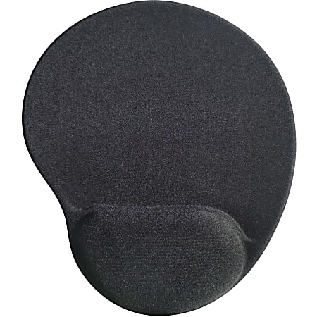 Compucessory Gel Mouse Pad, 9” x 10” x 1”, Black, CCS55151