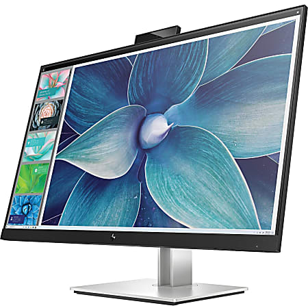 HP E27d G4 27" Webcam WQHD LED LCD Monitor - 16:9 - Black, Silver - 27" Class - In-plane Switching (IPS) Technology - 2560 x 1440 - 300 Nit - 5 ms - 75 Hz Refresh Rate - HDMI - DisplayPort - USB Hub