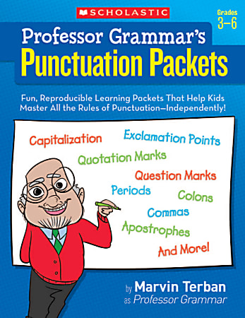 Scholastic Professor Grammar's Punctuation Packets