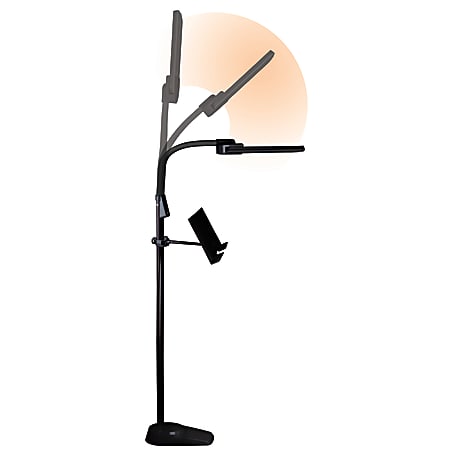 Ottlite dual shade outlet led floor lamp