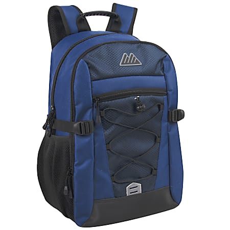 19 INCH BACKPACK WITH LAPTOP SLEEVE- NAVY