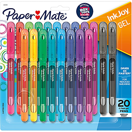 Paper Mate InkJoy Gel Pens, Fine Point, Black, 12 Count - View #3