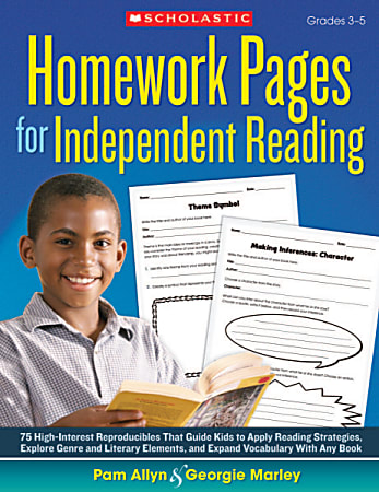 Scholastic Homework Pages For Independent Reading