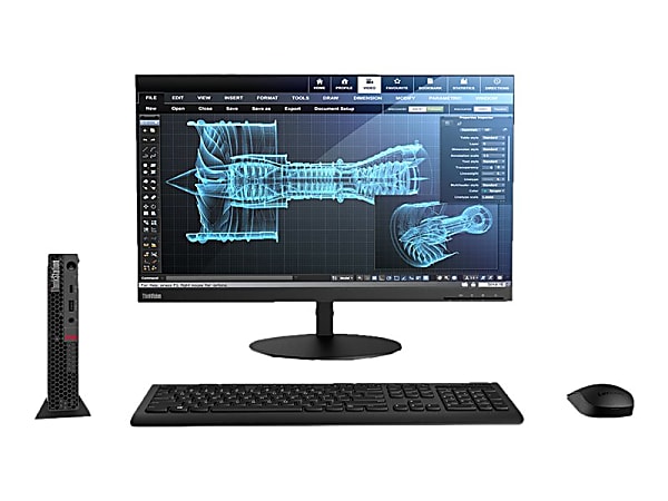 Lenovo ThinkStation P340 30DF - Tiny - 1 x Core i5 10500 / 3.1 GHz - vPro - RAM 16 GB - SSD 256 GB - TCG Opal Encryption, NVMe - UHD Graphics 630 - GigE - WLAN: 802.11a/b/g/n/ac/ax, Bluetooth 5.1 - Win 10 Pro 64-bit - monitor: none - black - TopSeller