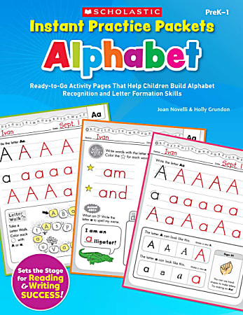 Scholastic Instant Practice Packets: Alphabet