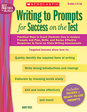 Scholastic Writing To Prompts For Success On The Test