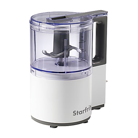 Starfrit® 4-Cup 3-Speed Oscillating Food Processor, White