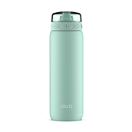Ello Cooper Stainless-Steel Water Bottle, 22 Oz, Yucca