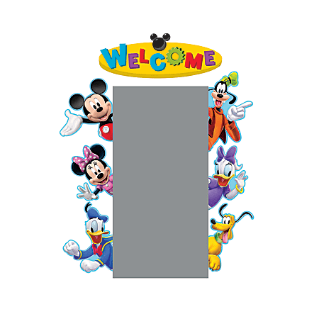 Eureka Welcome Go-Arounds® Accents, Mickey Mouse Clubhouse®, Multicolor, Pack Of 7