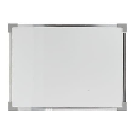 Crestline Products Dry-Erase Whiteboard, 36" x 48", Silver Aluminum Frame
